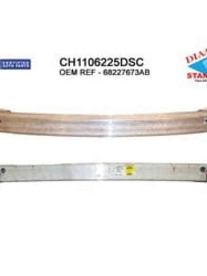 CH1106225DSC Rear Bumper Cover Rebar Reinforcement