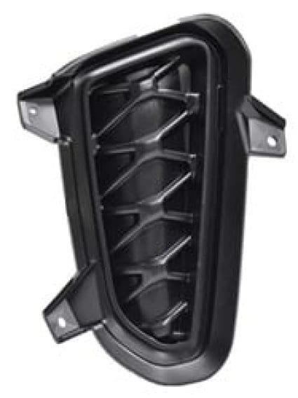 CH1039218 Front Bumper Insert Fog Light Bezel Passenger Side