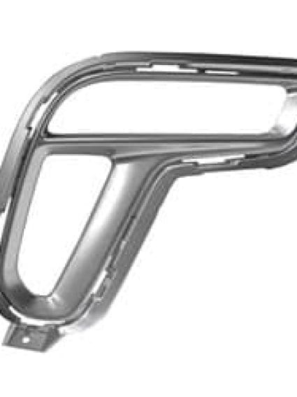 CH1039220 Front Bumper Insert Fog Light Bezel Passenger Side