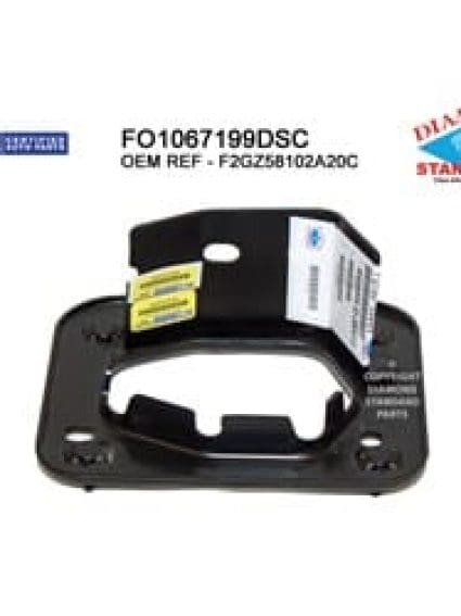 FO1067199DSC Passenger Side Front Bumper Bracket Impact Bar