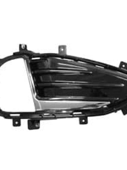FO1039187 Passenger Side Front Bumper Fog Light Bezel
