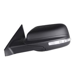68614N - Fit System Driver Side Mirror For 12-14 Nissan Versa Sedan, Textured Black W/ PTM Cover, Foldaway, Power