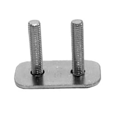 FO1162106 Beam Bolt Reinforcement Rear Bumper Face Bar Bracket Plate