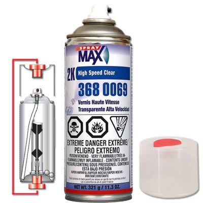 SprayMax Clear High Speed 2K Areosol 3680069