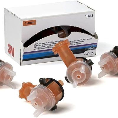 3M Accuspray Atomizing Head, 16612, Orange, 1.4 mm, 4 per kit