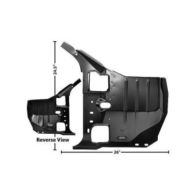 GLA3625R Passenger Side Floor Kick Pillar GLA3625R Passenger Side Floor Kick Pillar