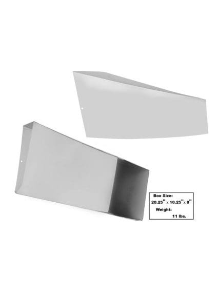 GLA3645FBWT Scoop Brake Quarter Ducts