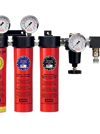 SATA Air Filtration Assembly 141218  Triple Stage Filter System