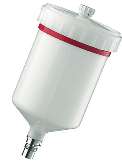 SATA Spray Gun Cup 27243 <br/> Plastic Cup & Lid 0.6L