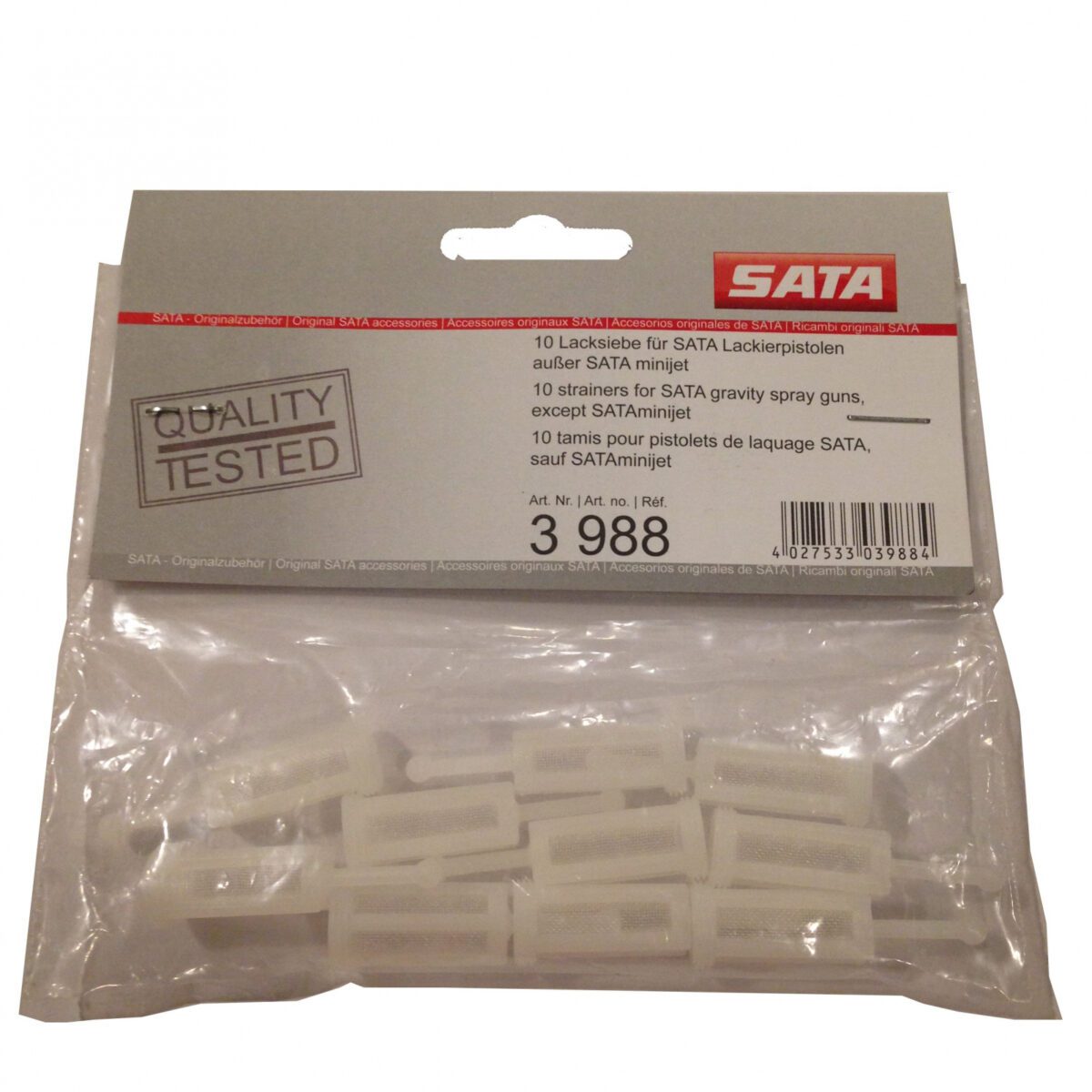 SATA Paint Strainer 3988  Strainers Gravity Gun 10 PK