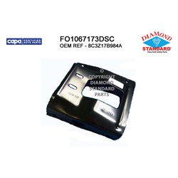 FO1067173DSC Passenger Side Front Bumper Bracket Mounting Plate FO1067173DSC Passenger Side Front Bumper Bracket Mounting Plate