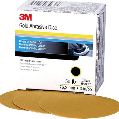 3M Hookit Gold Disc 00920, 3 in, P100, 50 Discs