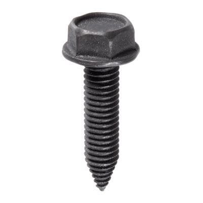 Auveco Body Bolts 6mm CAPS13715 M6-1.0 X 25mm Black Hex Head PK 50