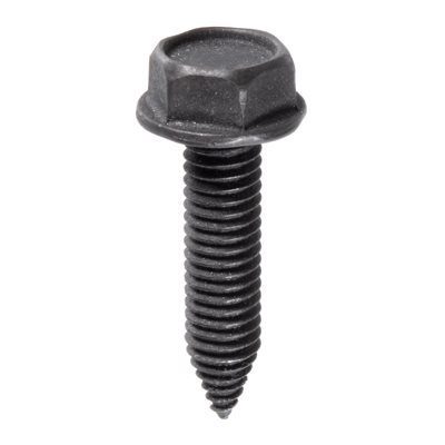 Auveco Body Bolts 6mm CAPS13715 M6-1.0 X 25mm Black Hex Head PK 50