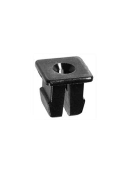 Auveco Nylon Nut #6 CAPS14002 Black Screw Size PK 100