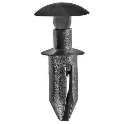 Auveco Push In Retainer 44636 CAPS14016 Black Nylon Hole Size PK 25
