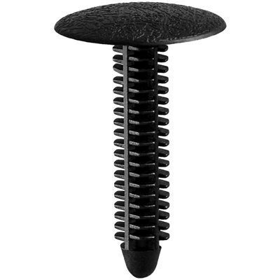 Auveco Push In Retainer 8mm CAPS15479 Black Nylon Hole Size Ford PK 25