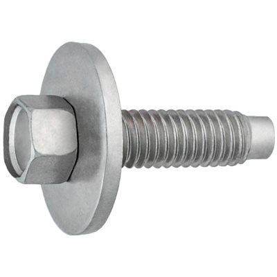 Auveco Body Bolts 6mm CAPS15778 M6-1.0 X 22.5mm Zinc Hex Head PK 50