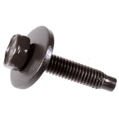 Auveco Body Bolts 6mm CAPS15818 M6-1.0 X 30mm Black Hex Head PK 50