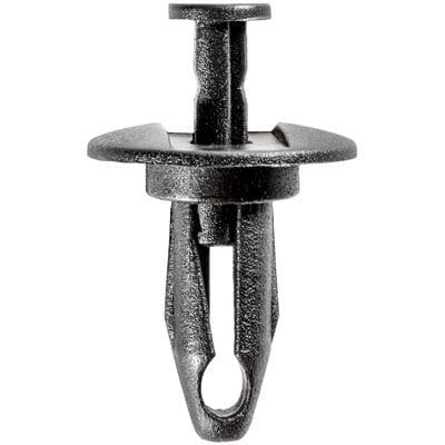 Auveco Push In Retainer 9.5mm CAPS16624 Black Nylon Hole Size GM PK 25