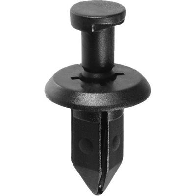 Auveco Push In Retainer 10mm CAPS16625 Black Nylon Hole Size GM PK 25