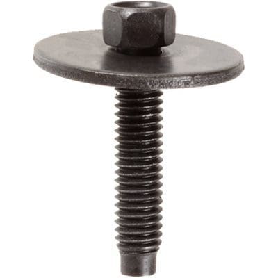 Auveco Body Bolts 6mm CAPS16893 M6-1.0 X 28mm Black Hex Head PK 25