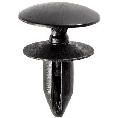 Auveco Push In Retainer 44636 CAPS17106 Black Nylon Hole Size PK 50