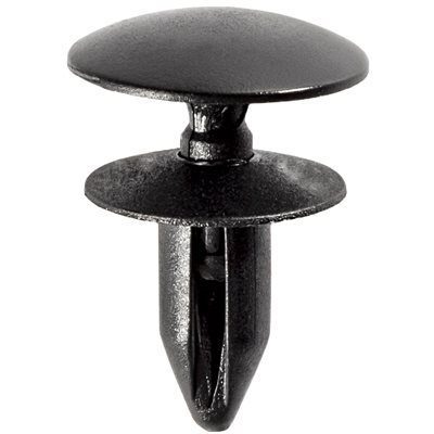 Auveco Push In Retainer 44636 CAPS17106 Black Nylon Hole Size PK 50