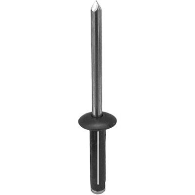 Auveco Rivets Black Aluminum CAPS17121