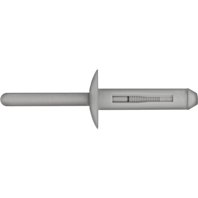 Auveco Rivets Gray Plastic CAPS17496 1/4 1-1/8 Grip PK 25