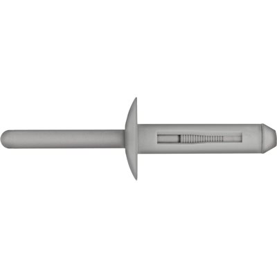Auveco Rivets Gray Plastic CAPS17496 1/4 1-1/8 Grip PK 25