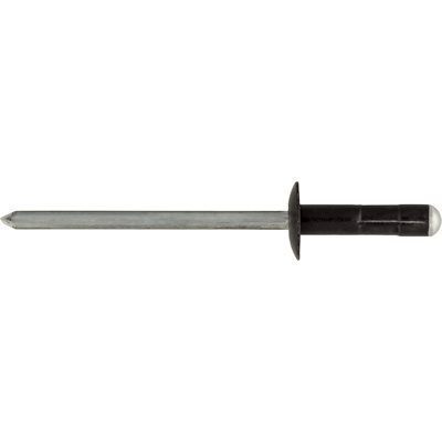 Auveco Rivets Black Aluminum CAPS17615 1/8 Peel-Type 3/16 X 5/16 PK 50
