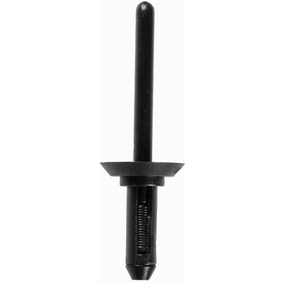 Auveco Rivets Black Plastic CAPS18028 1/4 13/16 Grip PK 25