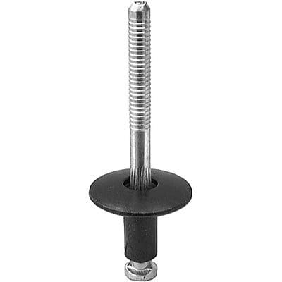 Auveco Rivets Black Aluminum CAPS18167 1/4 Peel-Type 3/32 X 3/4 PK 25