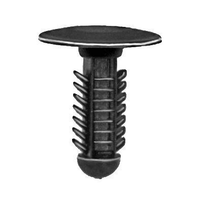 Auveco Push In Retainer 44697 CAPS18174 Black Nylon Hole Size GM PK 50