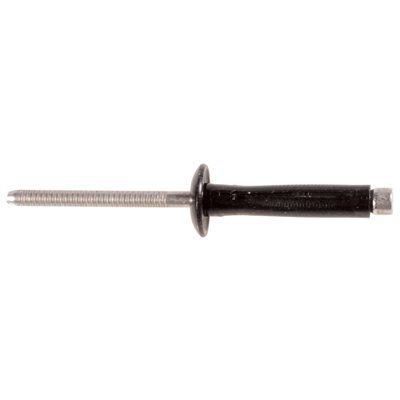 Auveco Rivets Black Aluminum CAPS18244