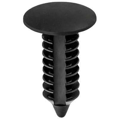 Auveco Push In Retainer 44565 CAPS18682 Black Nylon Hole Size GM PK 50