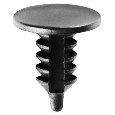 Auveco Push In Retainer 44628 CAPS18684 Black Nylon Hole Size PK 100