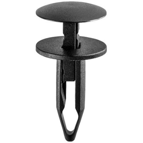 Auveco Push In Retainer 8mm CAPS18896 Black Nylon Hole Size GM PK 25
