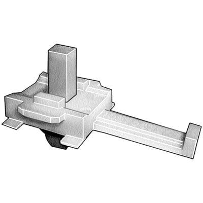 Auveco Molding Clip Nylon Exterior Trim Panel CAPS19390 White GM PK 10