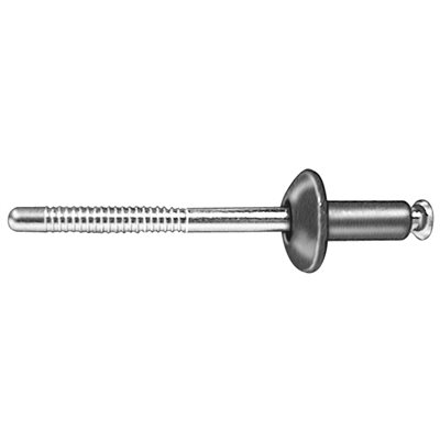 Auveco Rivets Black Aluminum CAPS19414 3/16 Peel-Type 1/32 x 1/2 PK 25