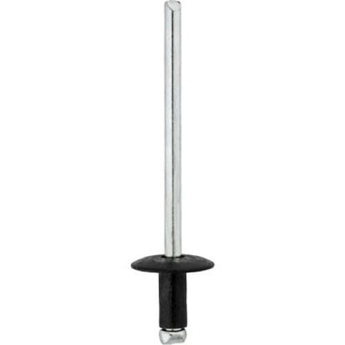 Auveco Rivets Black Steel CAPS19419 1/8 1/8 X 3/8 PK 15