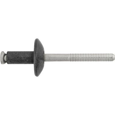 Auveco Rivets Black Aluminum CAPS19458 1/4 Peel-Type 1/8 X 3/4 PK 10