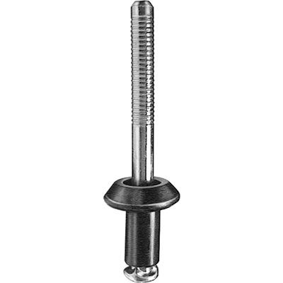 Auveco Rivets Black Aluminum CAPS19461 1/4 Peel-Type 1/32 X 1/2 PK 15
