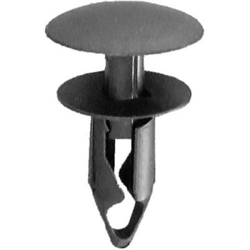 Auveco Push In Retainer 9mm CAPS19615 Black Nylon Hole Size GM PK 25