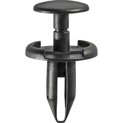 Auveco Push In Retainer 6mm CAPS19639 Black Nylon Hole Size GM PK 25