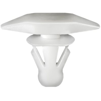 Auveco Weatherstrip Retainer Chrysler CAPS20181 White Nylon PK 100