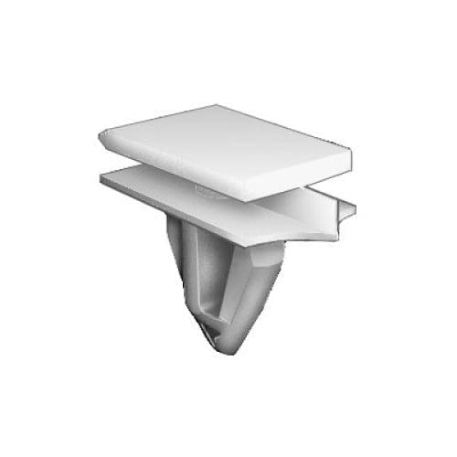 Auveco Molding Clip Nylon Rocker Panel CAPS20607 White GM PK 15