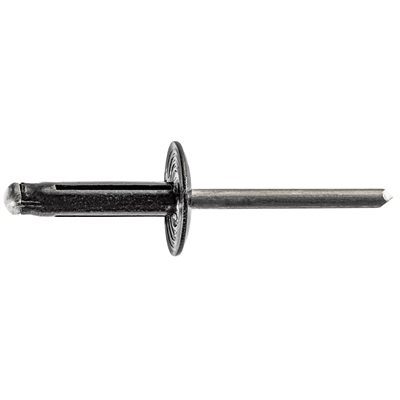 Auveco Rivets Black Aluminum CAPS20741