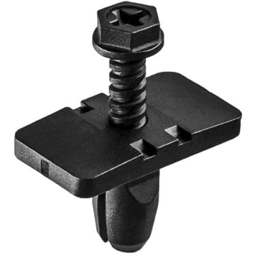 Auveco Push In Retainer 8mm CAPS20892 Black Nylon Hole Size GM PK 50